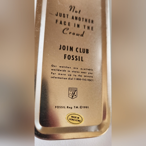 Vintage Fossil Watch Milkman Car Tin Box Collectible Tin 1991 - Picture 2 of 9